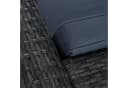 ESTEXO Gartenstuhl Polyrattan Loungesessel Anthrazit-Grau Bild 3