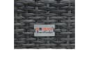 ESTEXO Gartenstuhl Polyrattan Loungesessel Anthrazit-Grau Bild 4