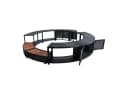 ESTEXO Pooltreppe Whirlpool Umrandung Rattan Pool Rahmen Bild 1