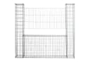 ESTEXO Gabionenzaun Gabione Steinkorb 160x20x150 cm Silber Bild 3