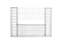 ESTEXO Gabionenzaun 140x20x100 cm Feuerverzinktes Drahtgitter Silber Bild 1