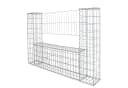 ESTEXO Gabionenzaun 140x20x100 cm Feuerverzinktes Drahtgitter Silber Bild 5