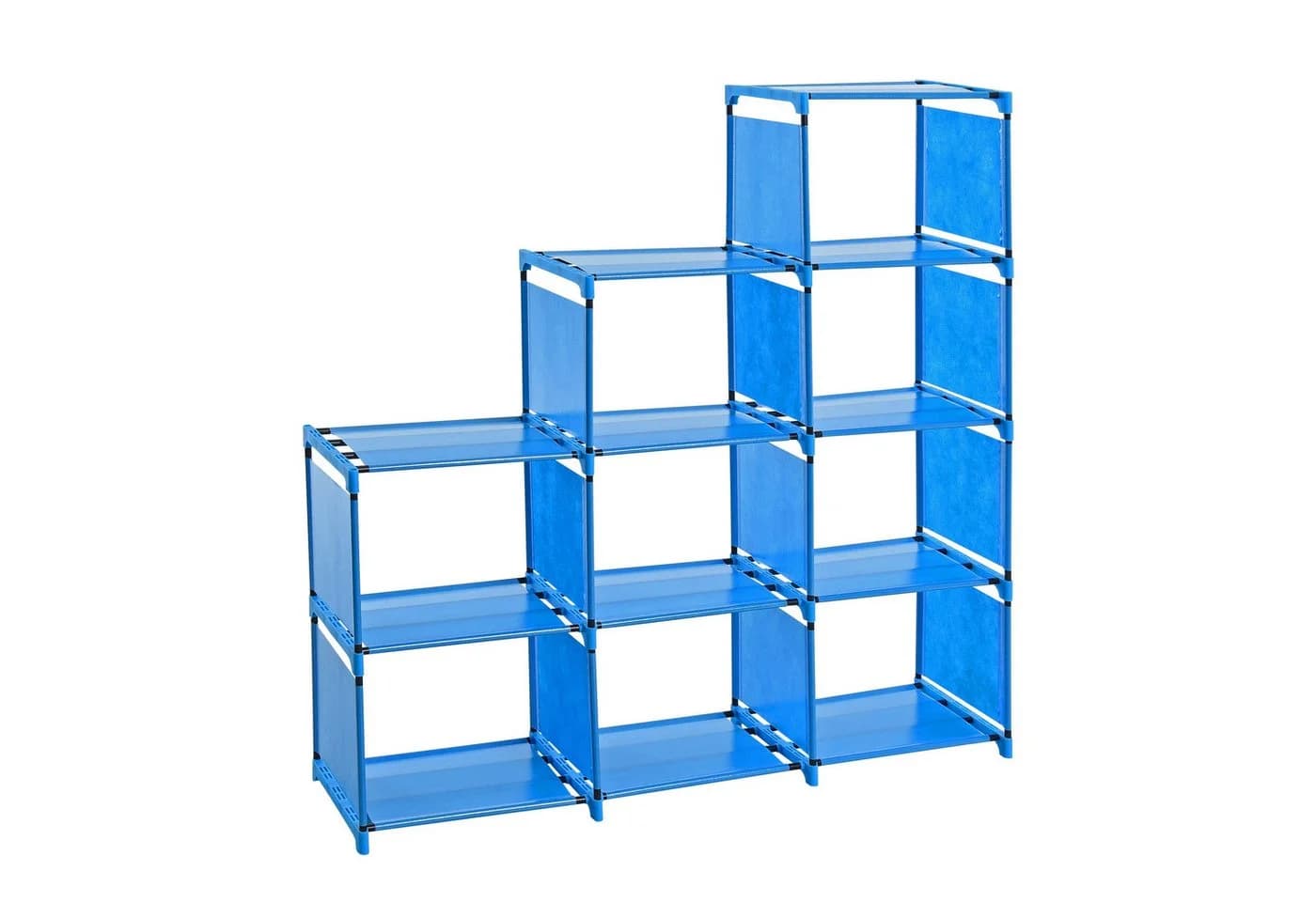 ESTEXO Bücherregal 9 Fächer Schwarz Metall - Bild 2
