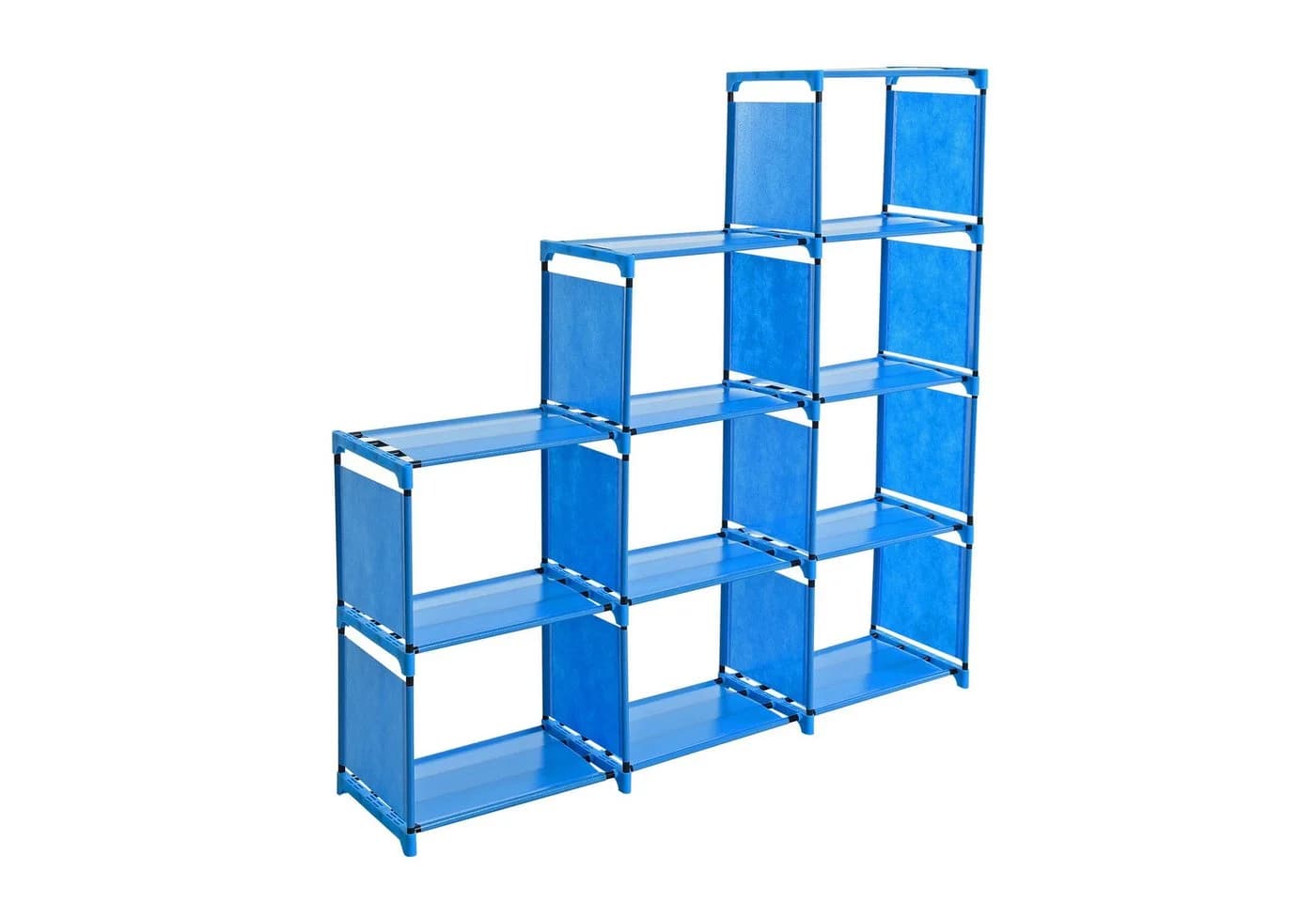 ESTEXO Bücherregal 9 Fächer Schwarz Metall - Bild 5