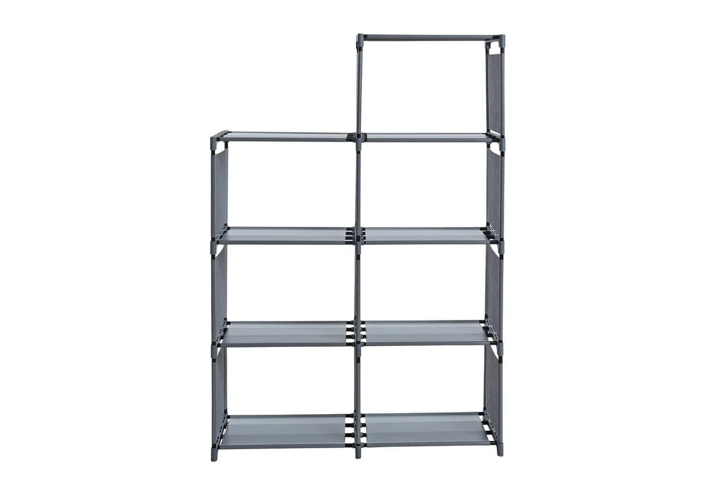 ESTEXO Treppenregal Stufenregal Bücherregal Stoff 7 Fächer