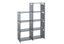 ESTEXO Treppenregal Stufenregal Bücherregal Stoff 7 Fächer Bild 5