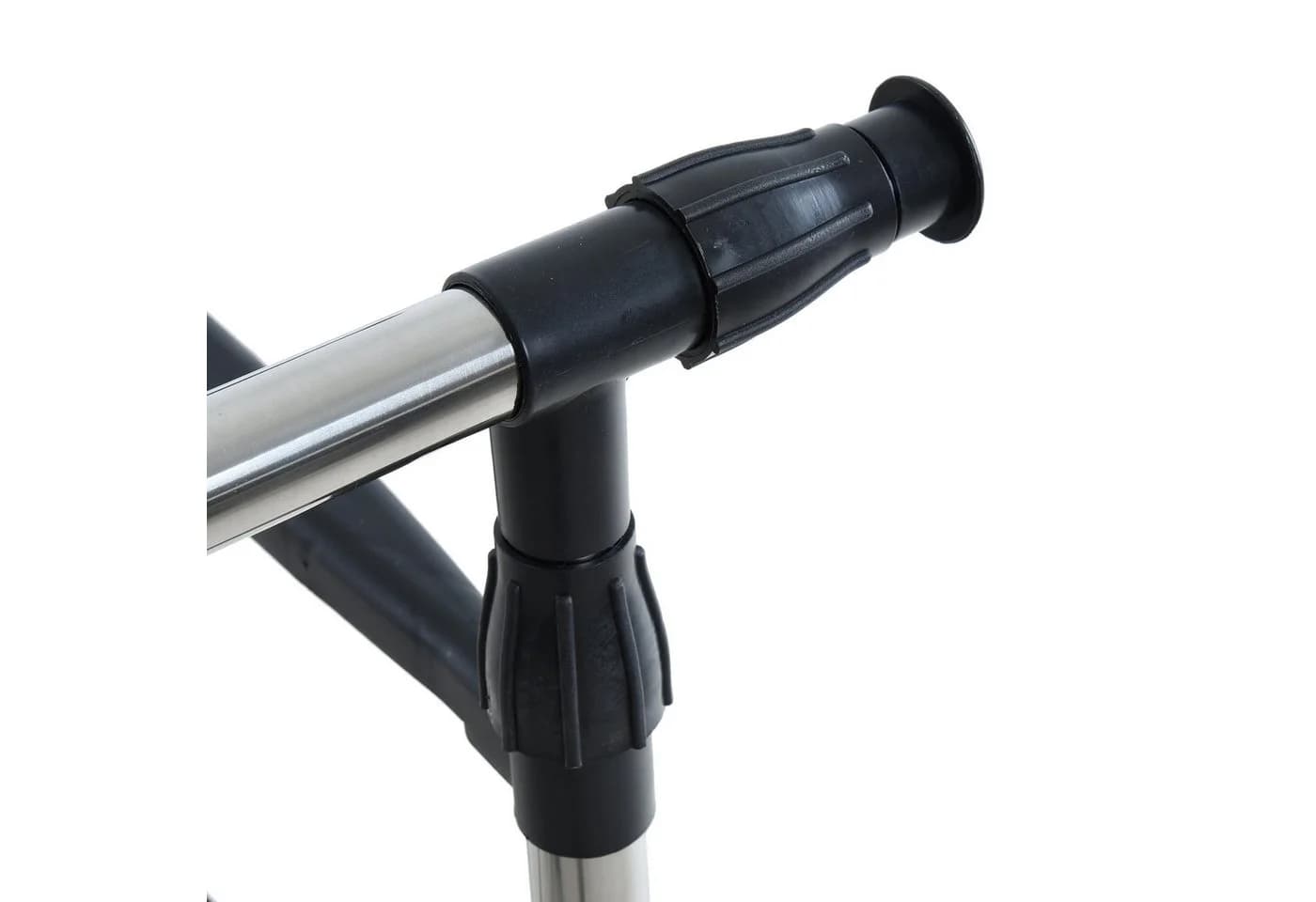ESTEXO Garderobenständer mit Rollen verstellbar Chrom/Schwarz - Bild 3