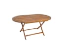 ESTEXO Gartentisch Oval Klappbar Akazienholz Bild 2