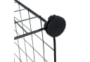 ESTEXO Regal Stufenregal 6 Fächer Gitter DIY Würfelregal Schwarz Bild 1