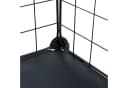 ESTEXO Regal Stufenregal 6 Fächer Gitter DIY Würfelregal Schwarz Bild 3