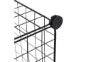 ESTEXO Regal Stufenregal 6 Fächer Gitter DIY Würfelregal Schwarz Bild 5