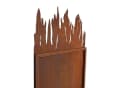 ESTEXO Sichtschutzelement Metall Gartenzaun Sichtschutzwand Edel-Rost Bild 5