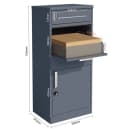 ESTEXO Paketbox Briefkasten Anthrazitgrau Bild 1