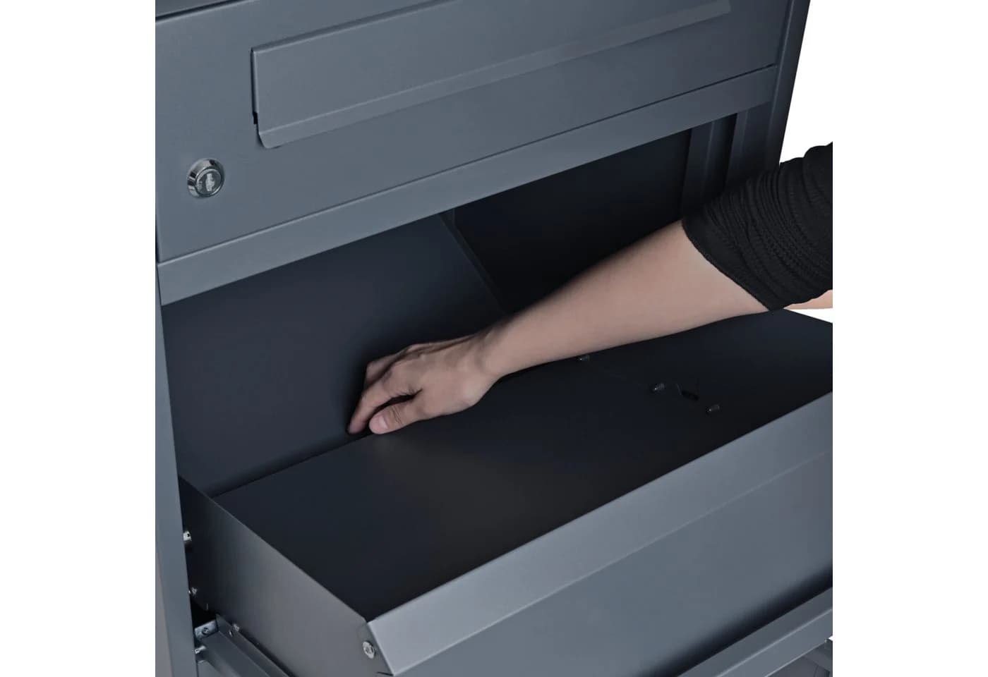 ESTEXO Paketbox Briefkasten Anthrazitgrau - Bild 5