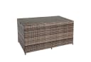 ESTEXO Auflagenbox Poly Rattan 870 Liter Beige-Braun Bild 5