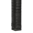 ESTEXO Gartentisch Polyrattan Beistelltisch Schwarz mit Glasplatte Bild 5