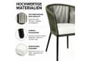 ESTEXO Gartenstuhl Lounge Stuhl 2er Set Oliv Schwarz Bild 3