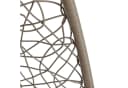 ESTEXO Hängesessel mit Gestell Polyrattan Hängekorb Beige Grau Bild 1