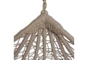 ESTEXO Hängesessel mit Gestell Polyrattan Hängekorb Beige Grau Bild 3