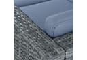 ESTEXO Rattan Lounge Sitzgruppe 5-tlg. Grau mit Kissen Bild 5