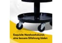 CCLIFE Werkstatthocker mit Rollen, höhenverstellbar, 150 kg Tragkraft Bild 5