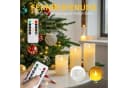 CCLIFE LED-Kerze Echtwachs mit Fernbedienung & Timer Bild 3