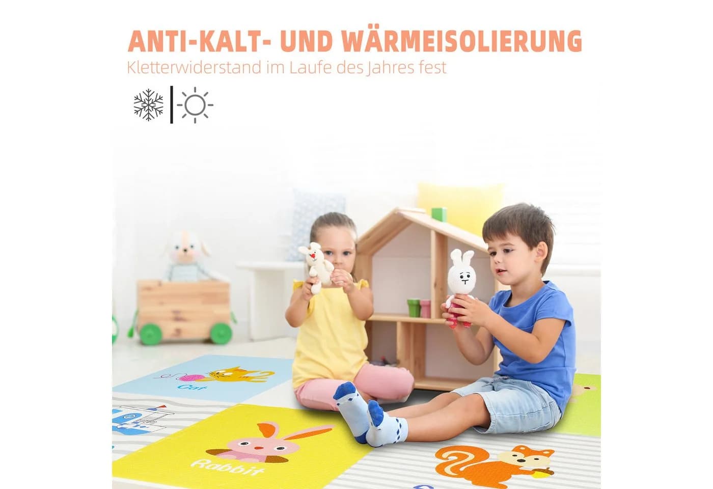 CCLIFE Puzzlematte Krabbelmatte Bunt Schaumstoff - Bild 5