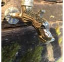 Antikas Drache Wasserspeier Wasserhahn Messing mit Adapter Bild 5