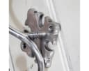 Antikas Garderobenhaken Groß Aluminium Silberfarben Antik Design Bild 1