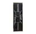 Antikas Wanduhr Art-Deco rechteckig schwarz chrom Bild 3