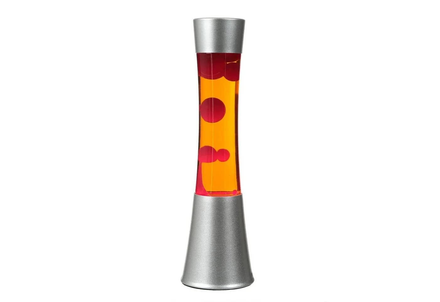 Licht-Erlebnisse Lavalampe SANDRO, Warmweiß, Retro Lampe Rot Orange 39 cm Tischlampe - Bild 2