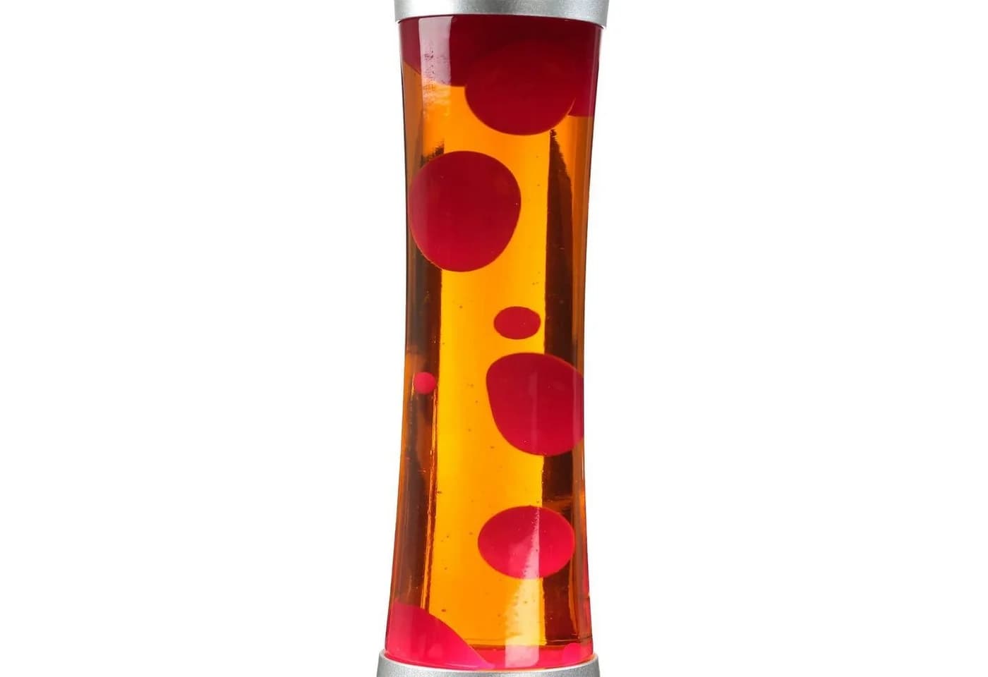 Licht-Erlebnisse Lavalampe SANDRO, Warmweiß, Retro Lampe Rot Orange 39 cm Tischlampe - Bild 3