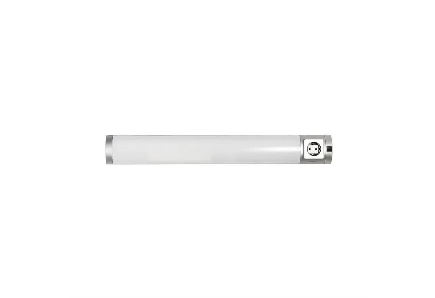 Licht-Erlebnisse Wandleuchte SOFT LED Warmweiß Silber/Weiß mit Steckdose - Bild 2