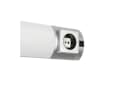 Licht-Erlebnisse Wandleuchte SOFT LED Warmweiß Silber/Weiß mit Steckdose Bild 3