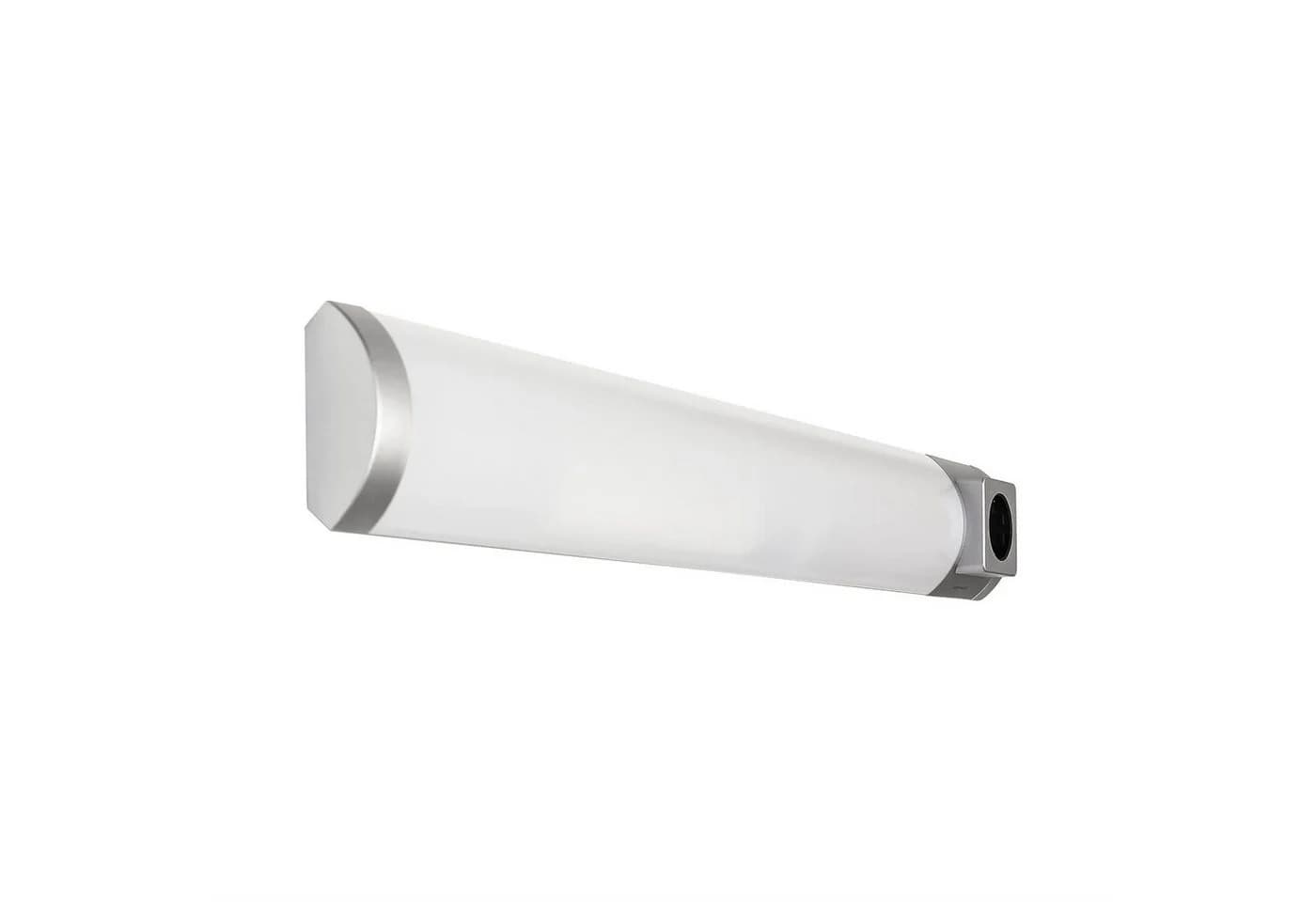 Licht-Erlebnisse Wandleuchte SOFT LED Warmweiß Silber/Weiß mit Steckdose - Bild 4