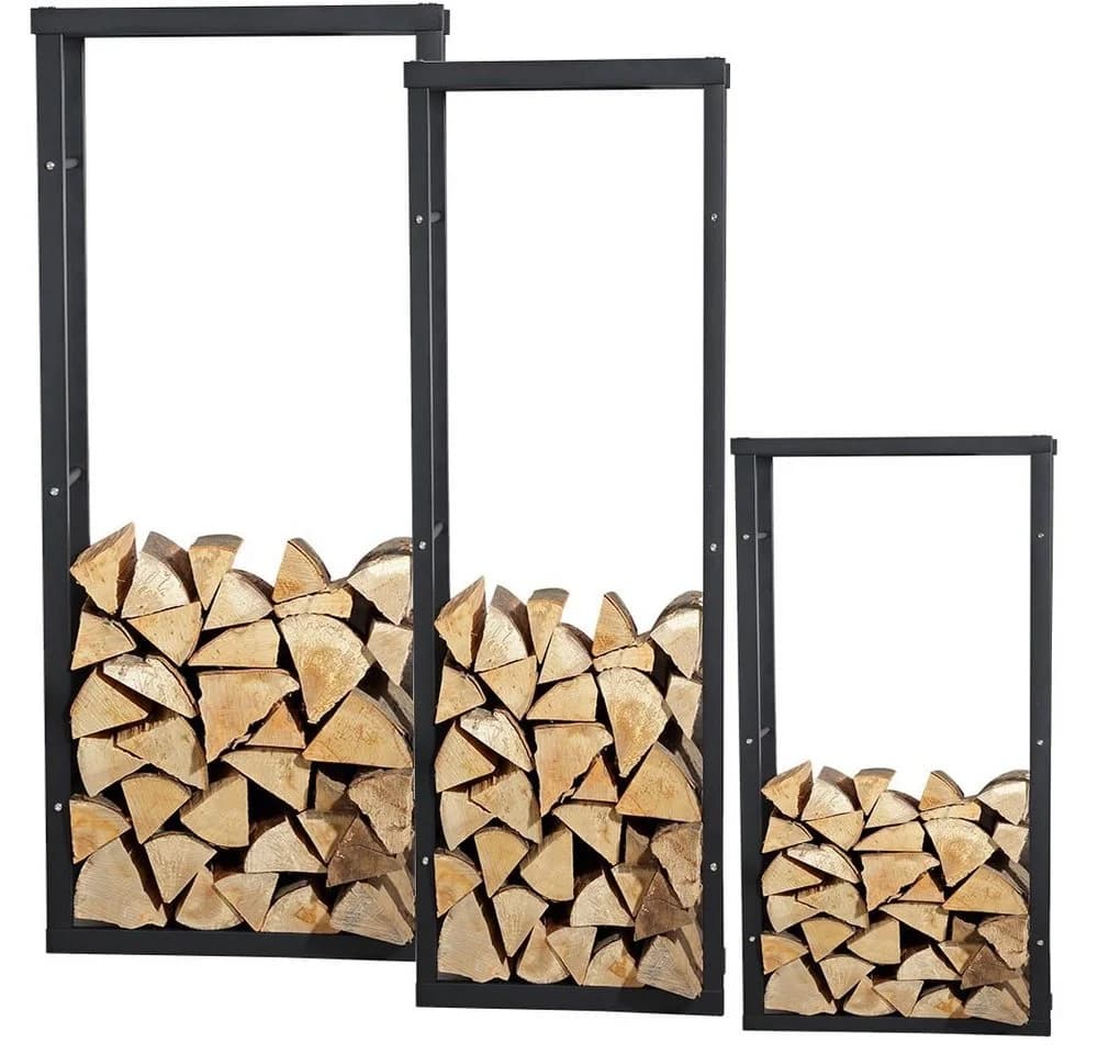Mucola Kaminholzregal Kaminholzständer Brennholzregal Kaminholzablage Holzregal