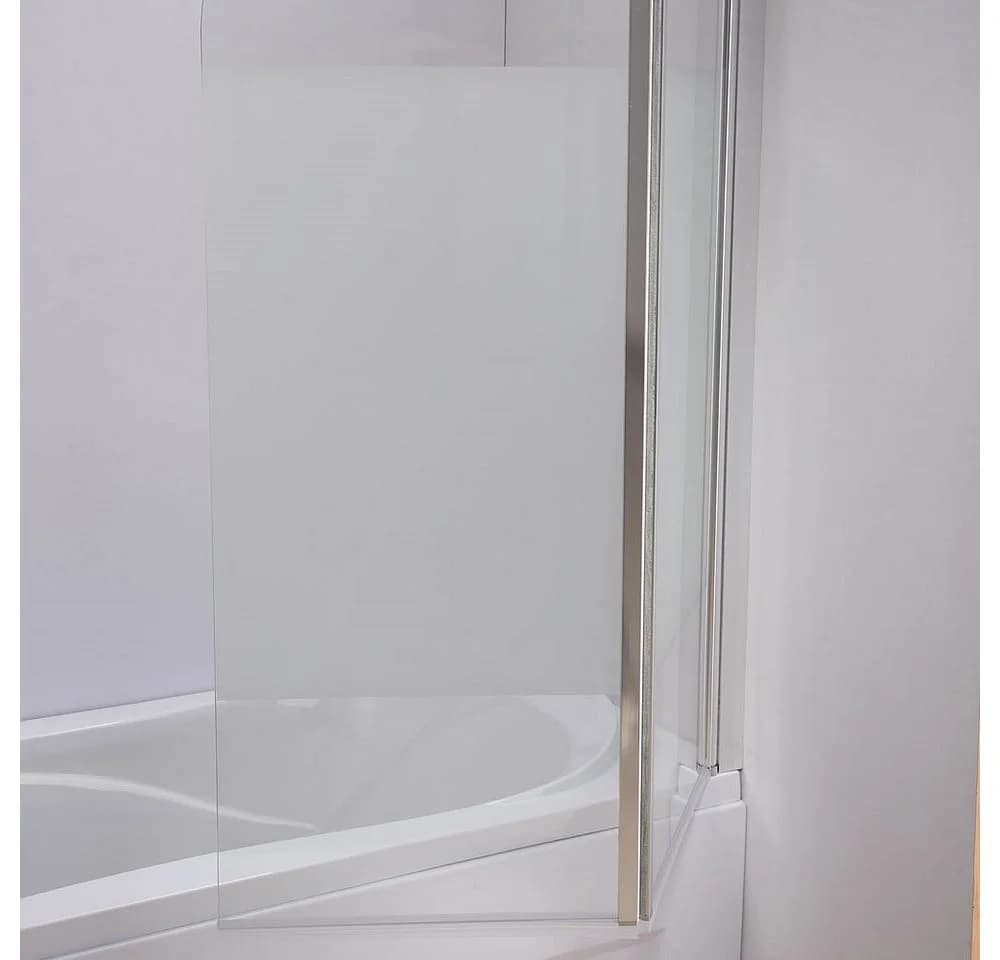 Mucola Badewannenaufsatz Glas Milchglas Duschabtrennung - Bild 5