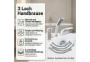 Mucola Badarmatur 3-Loch Armatur Badewannenarmatur Wasserhahn Wannenarmatur Badarmatur Bild 1