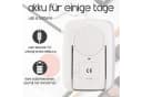 Mucola LED Schminkspiegel mit 7-fach Vergrößerung Weiß Bild 5