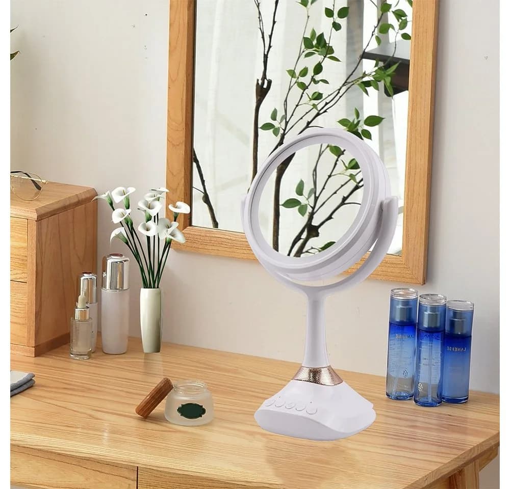 Mucola Schminkspiegel Kosmetikspiegel LED Beleuchtung Bluetooth Lautsprecher