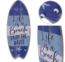 Mucola Garderobenpaneel Surfbrett Wandbild mit Haken Bild 2