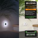 Brandson LED Nachtlicht mit Zwischenstecker & 3 Farben Weiß/Grün/Blau Bild 5