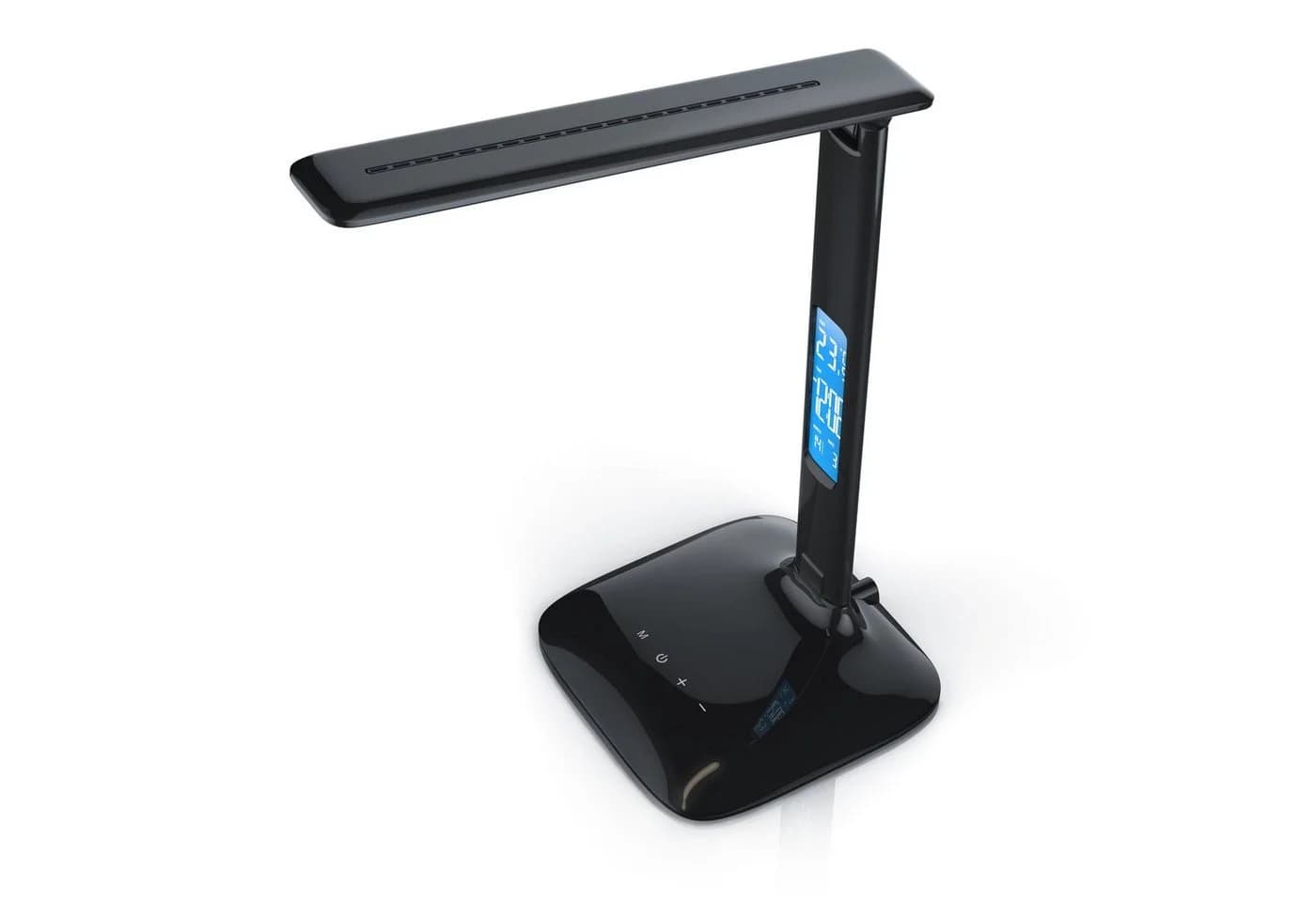 Brandson LED Schreibtischlampe mit Kalender, Alarm & Temperaturanzeige