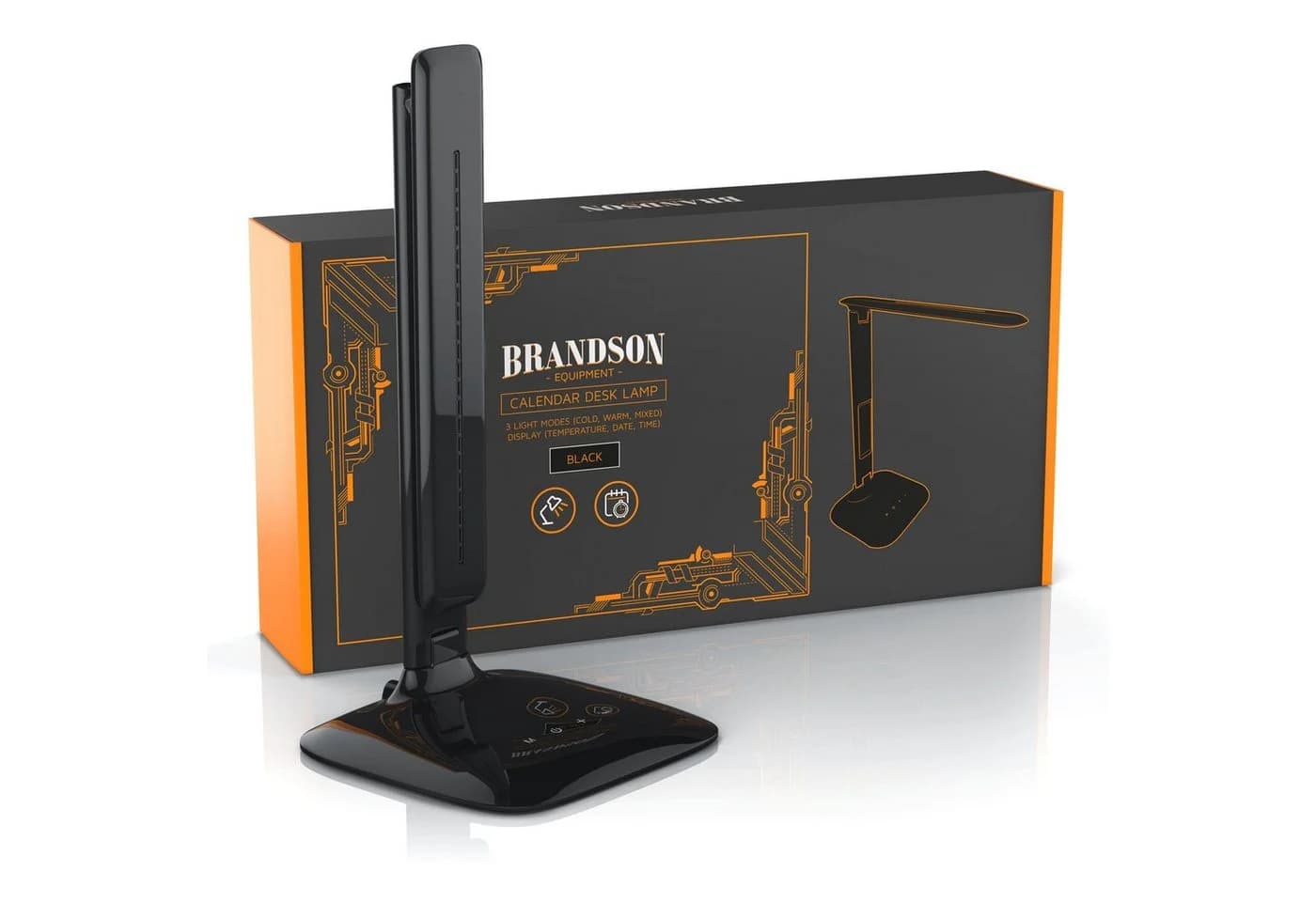 Brandson LED Schreibtischlampe mit Kalender, Alarm & Temperaturanzeige - Bild 5