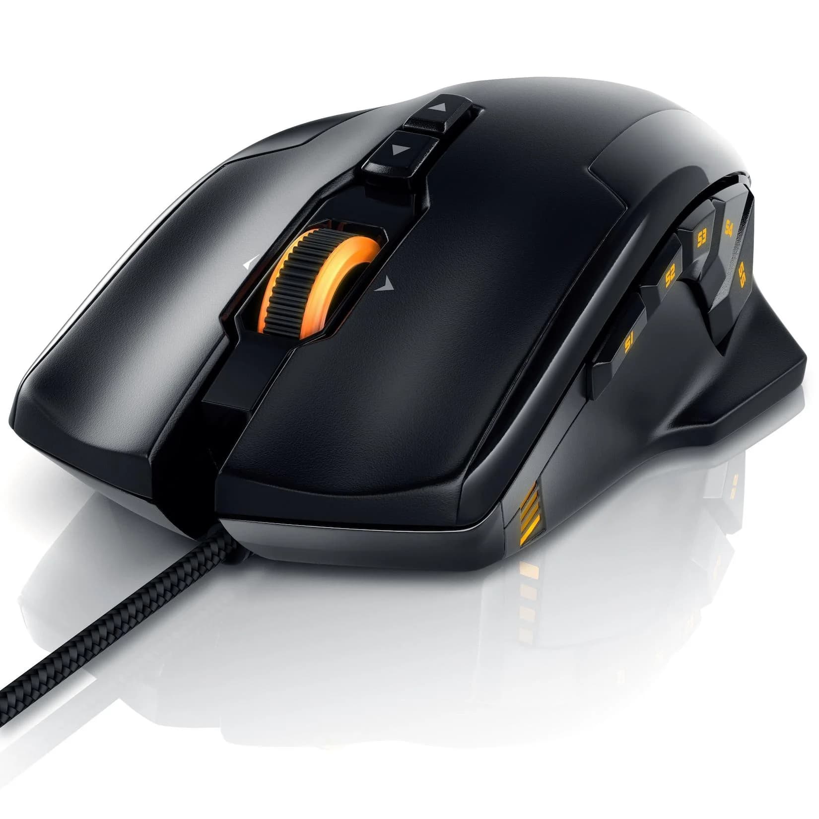 Titanwolf Gaming-Maus kabelgebunden USB 10800 dpi RGB