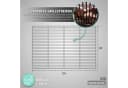 HAGO Edelstahl Grillrost Universal mit abnehmbaren Griffen Bild 4
