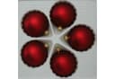 Lauschaer Glas Christbaumschmuckkugeln Rot Handgeblasen Bild 2