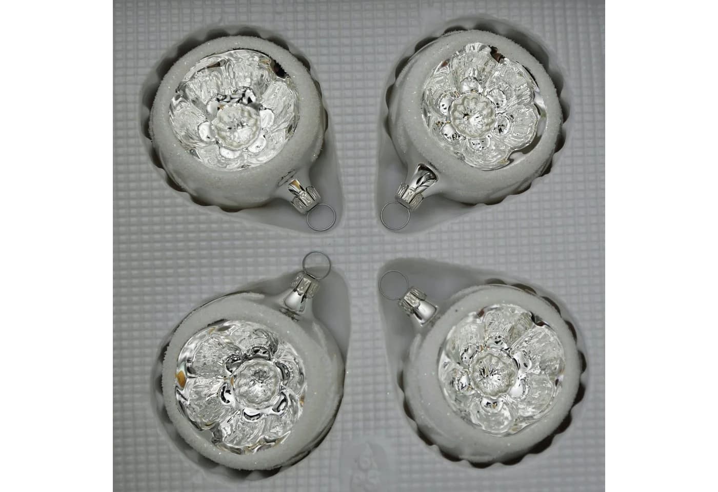 Lauschaer Glas Christbaumschmuck Reflexkugeln in verschiedenen Farben - Bild 2