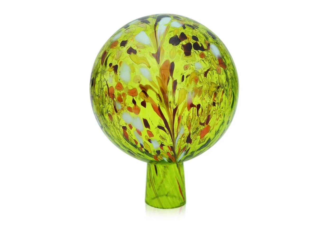 Lauschaer Glas Blumenständer Rosenkugel Gartenkugel mit Granulat handgefertigt - Bild 2