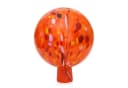 Lauschaer Glas Rosenkugel Orange Handgefertigt mit Granulat Bild 2
